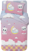 Комплект постельного белья детский LITTLE TIMES для детской кроватки, поплин, панно - фото undefined