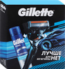 Набор подарочный GILLETTE Mach3 ProGlide Flexball Бритва и гель для  бритья увлажняющий Масло какао, 200мл - фото 2