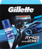 Набор подарочный GILLETTE Mach3 ProGlide Flexball Бритва и гель для  бритья увлажняющий Масло какао, 200мл - фото 0