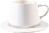 Чайная пара HOMECLUB Classic White 240мл, фарфор, Арт. KRJYC184 - фото 0