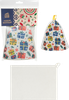 Набор для бани и сауны ГЛАВБАНЯ Новогодний, шапка и коврик, Арт. Б32404 - фото undefined