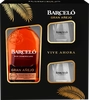 Ром BARCELO Gran Anejo выдержанный 37,5%, с 2-мя стаканами, п/у, 0.7л - фото 0