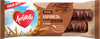 Печенье сахарное ЛЮБЯТОВО с карамелью со вкусом брауни, в глазури, 50г - фото 0