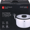 Кастрюля PLATINUM CHOICE Smart Cook, нержавеющая сталь, силикон, 6л, Арт. LF-SS4 - фото 0