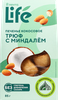 Печенье кокосовое ЛЕНТА LIFE Трюф, с миндалем, 85г - фото 0