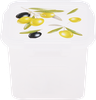 Контейнер для СВЧ 4 FAMILY Fresh олива, квадратный, 0.9л - фото 0