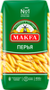Макароны MAKFA Перья любительские высший сорт, 450г - фото 0