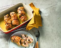 Куриные рулетики с&nbsp;грибами и сыром