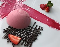 Клубничная панакота