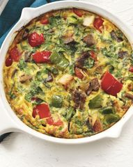 Фриттата с мясом и овощами