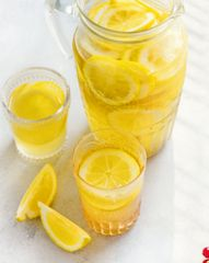 Американский ледяной зеленый чай с лимоном