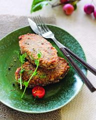 Гречневые котлетки с копченой курицей