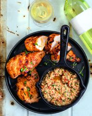 Куриная грудка терияки с ореховым соусом