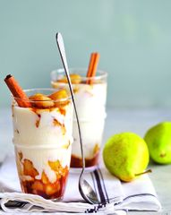 Карамельные груши и&nbsp;яблоки с ванильным кефиром