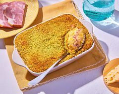 Картофельная запеканка с ветчиной и сыром