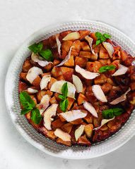 Овсяный тарт с&nbsp;яблоками