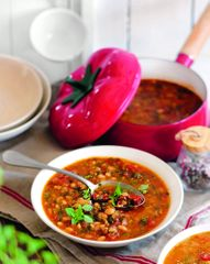 Похлебка с зеленым горошком и&nbsp;беконом