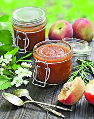 Персиковое «масло» с&nbsp;портвейном и&nbsp;розмарином