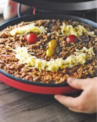 Пицца с мясным фаршем