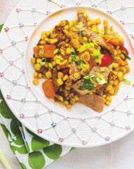 Стир-фрай из свинины с овощами
