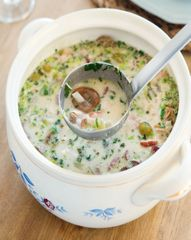 Солянка мясная с грибами