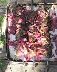 Шашлык из лопатки со сладким луком