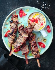 Шашлычки с арахисовым соусом