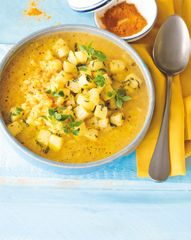 Яблочный суп с рисом и карри