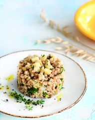 Жаренная в&nbsp;печи перловка с&nbsp;корнем сельдерея на&nbsp;топленом масле