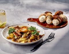 Жаркое с белыми грибами
