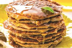 Овсяные оладьи с бананом