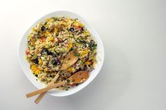 Паста орзо с овощами