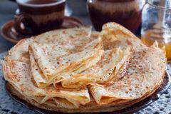 Блины на кефире без яиц