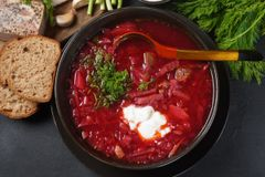 Свекольник горячий классический с мясом