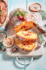 Пирог с клюквой и апельсином