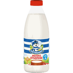 Изображение товара Молоко пастеризованное ПРОСТОКВАШИНО отборное 3,4–4,5%, без змж, 930мл