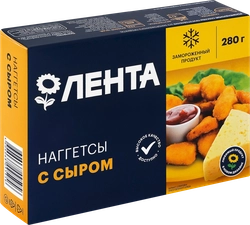 Наггетсы куриные ЛЕНТА с сыром, 280г