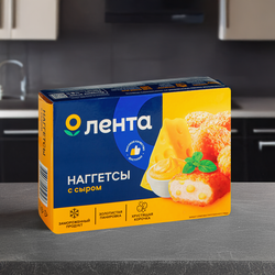 Наггетсы куриные ЛЕНТА с сыром, 280г