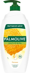 Гель-крем для душа PALMOLIVE Натурэль Питание Мед и увлажняющее молочко, 750мл