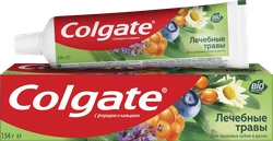 Зубная паста COLGATE Лечебные травы с натуральными ингредиентами для здоровья зубов и десен, 100мл