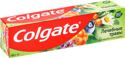Зубная паста COLGATE Лечебные травы с натуральными ингредиентами для здоровья зубов и десен, 100мл