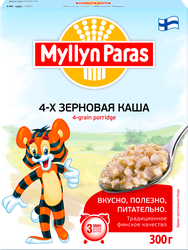 Изображение товара Каша мультизерновая MYLLYN PARAS 4-х зерновая, 300г