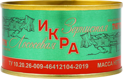 Икра лососевая ТУНГУТУН зернистая, 1-й сорт, 140г