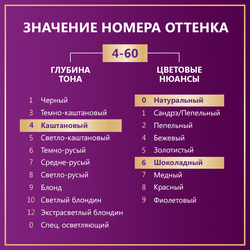 Крем-краска для волос ПАЛЕТТ Интенсивный цвет 4–60 (WN3) Золотистый кофе, 110мл