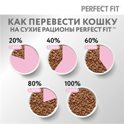 Корм сухой для котят PERFECT FIT Junior c курицей, до 12 месяцев, 190г