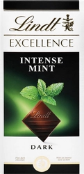 Шоколад темный LINDT Excellence Мята, 100г