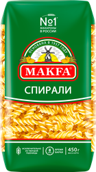 Макароны MAKFA Спирали высший сорт, 450г