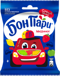 Мармелад жевательный БОН ПАРИ Машинки, 75г