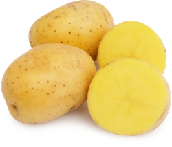 Картофель белый мытый вес до 500г