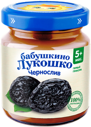Изображение товара Пюре фруктовое БАБУШКИНО ЛУКОШКО Чернослив, с 5 месяцев, 100г